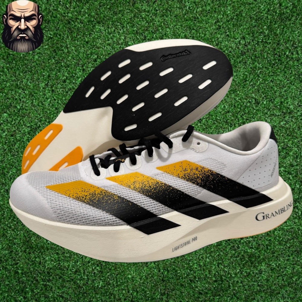 Adidas Adizero Evo SL Grambling State Tigers Running Shoes JQ4575 Men's‎ Size 8